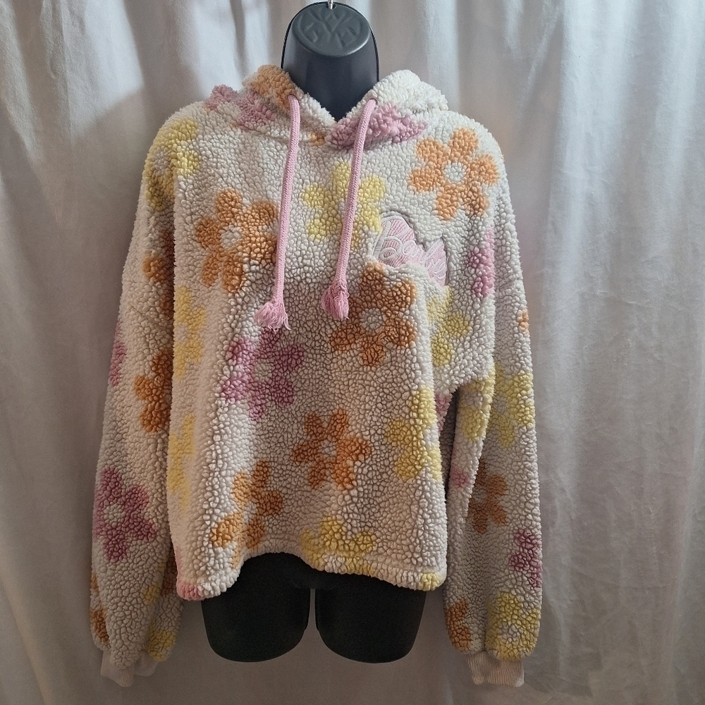 Barbie floral sherpa size large